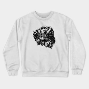 Bison head Crewneck Sweatshirt